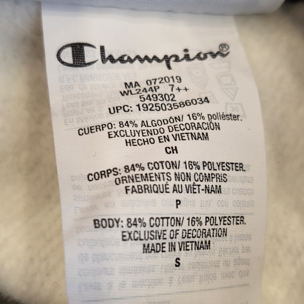 Champion Hound Tooth Patchwork Plaid Pattern Reve… - image 4